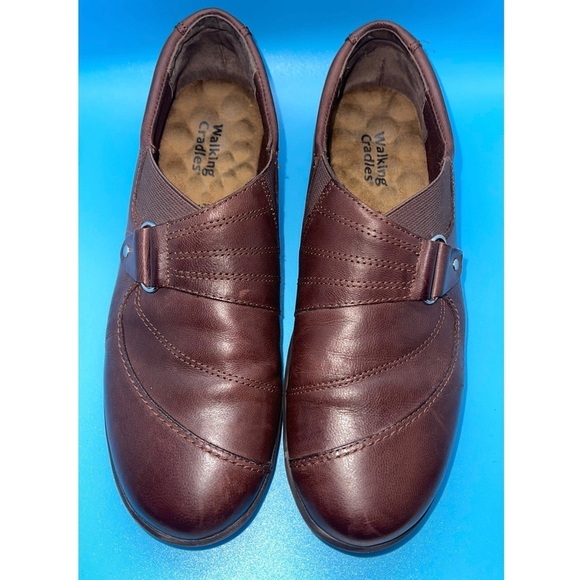 Walking Cradles Brown Leather Shoes - Picture 1 of 8
